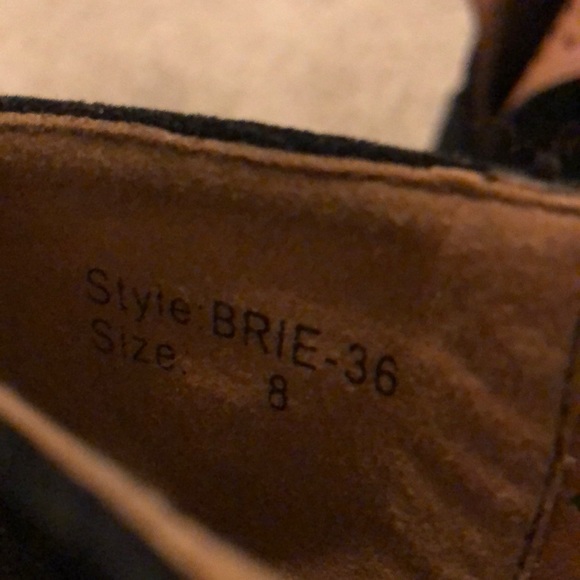 Yoki suede open toed heeled boots - Picture 5 of 5